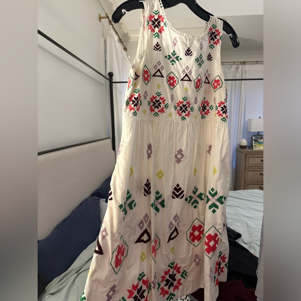 Gorgeous! Colorful, embroidered dress by Anthropologie